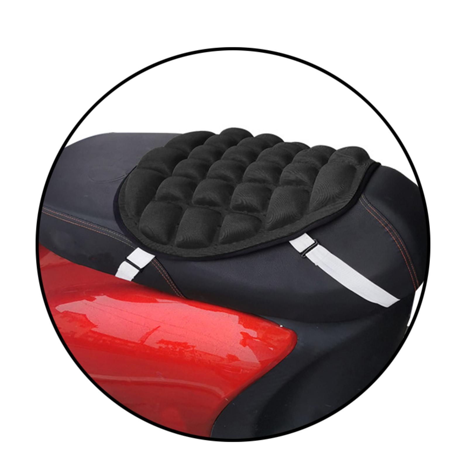2X Sport Motorcycle Motorbike 3D Seat Cushion Pad Cover Universal Comfortable