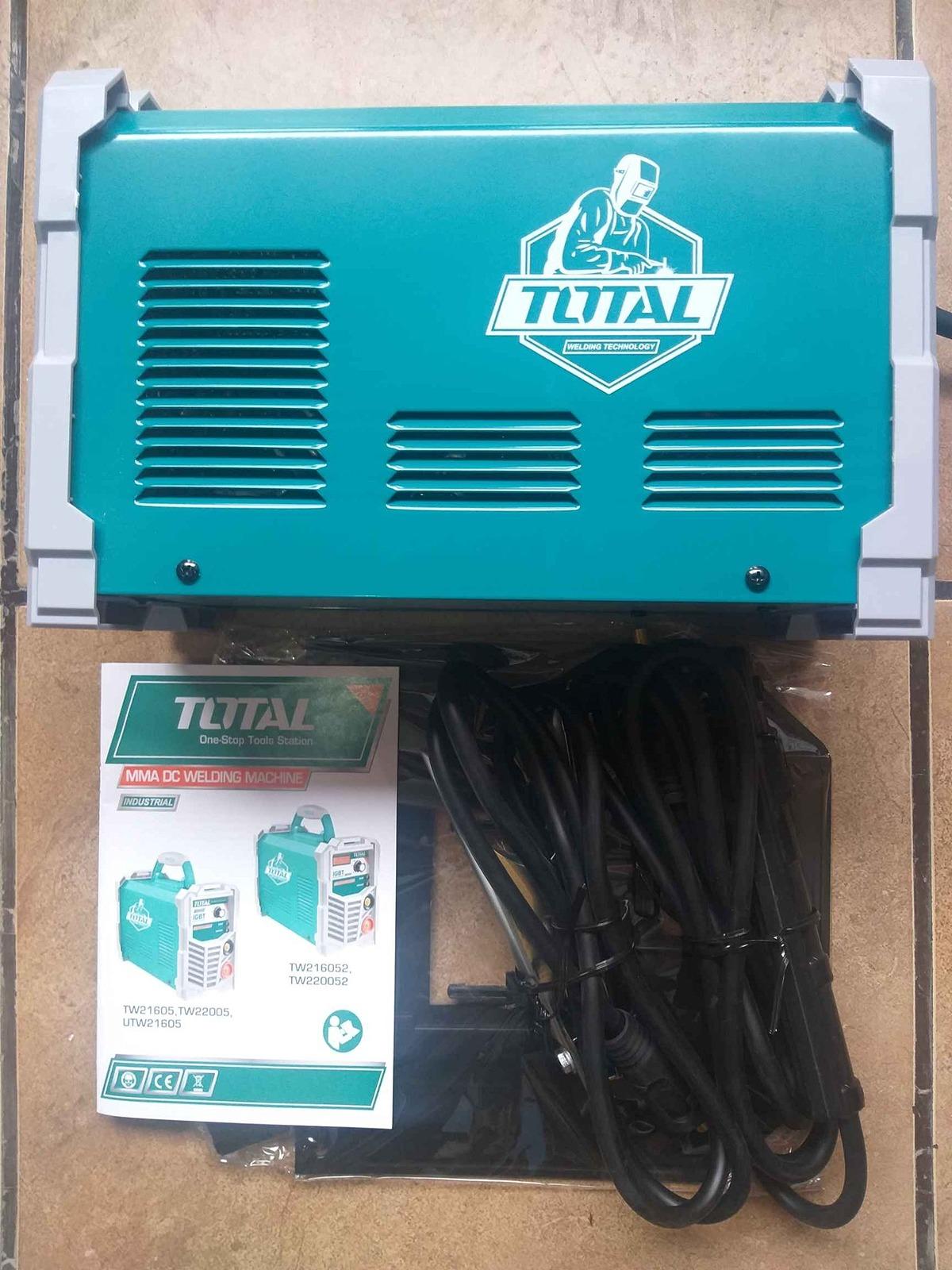 MÁY HÀN QUE ĐIỆN TỬ INVERTER TOTAL TW220052 (KÉO LIÊN TỤC 1.6-5MM) - HÀNG CHÍNH HÃNG