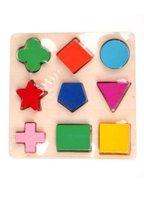 Đồ chơi gỗ giáo cụ Montessori combo 3 bảng lắp ghép hình khôi cho bé