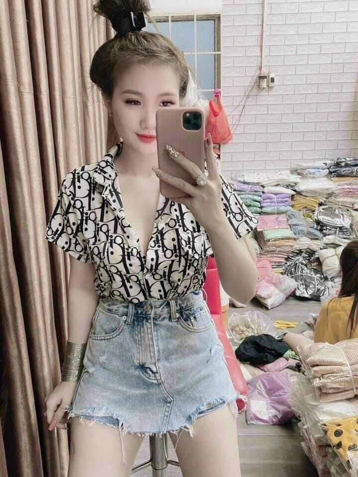 Áo sơ mi d i o r mềm mịn
