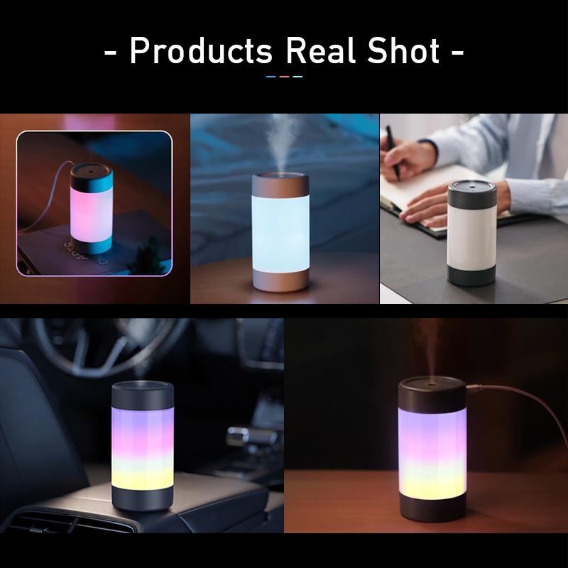 Di Động Máy Tạo Ẩm, Phun Sương Mini Siêu Âm Tinh Dầu Khuếch Tán USB 300Ml Máy Phun Sương Tạo Độ Ẩm Với Ánh Sáng Môi Trường Xung Quanh Máy Tạo Độ Ẩm Không Khí Cho Nhà Xe Ô Tô