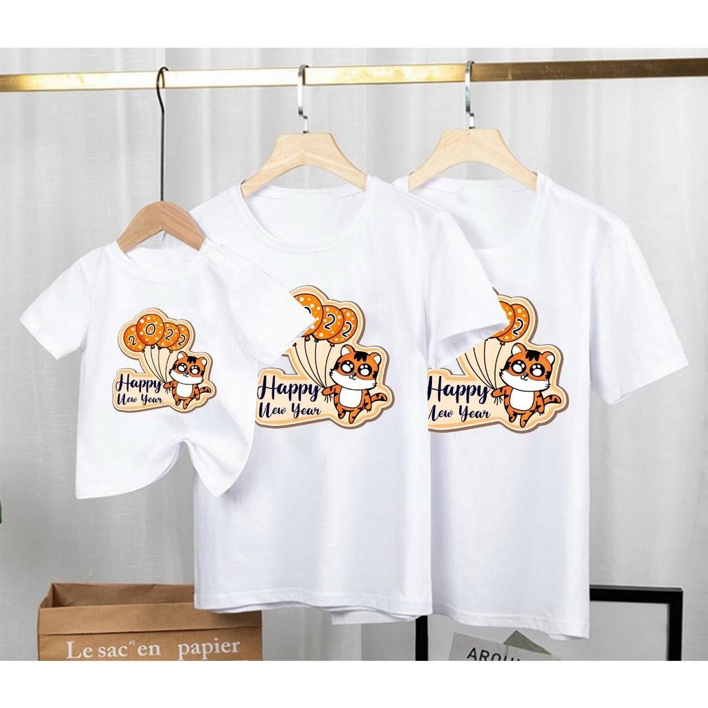 Áo Gia Đình Cotton Áo Đôi Mùa Hè