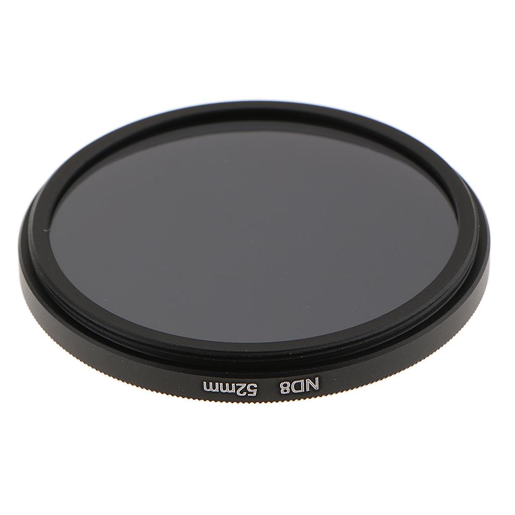 Ultra Slim ND Filter Neutral Density 52mm ND8 Compatible with 2.0 '' Lenses for
