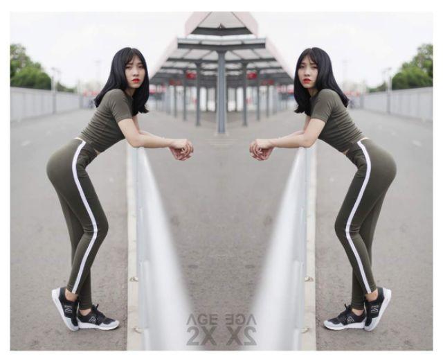 QUẦN LEGGING 1 SỌC #AGE2X