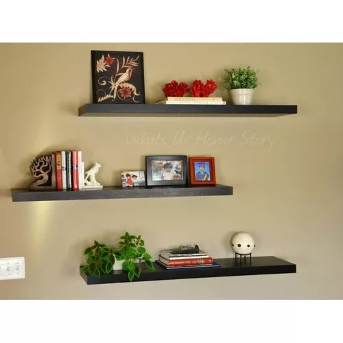 Kệ gỗ treo tường, kệ gỗ trang trí đơn giản rộng 80cm x sâu 15cm