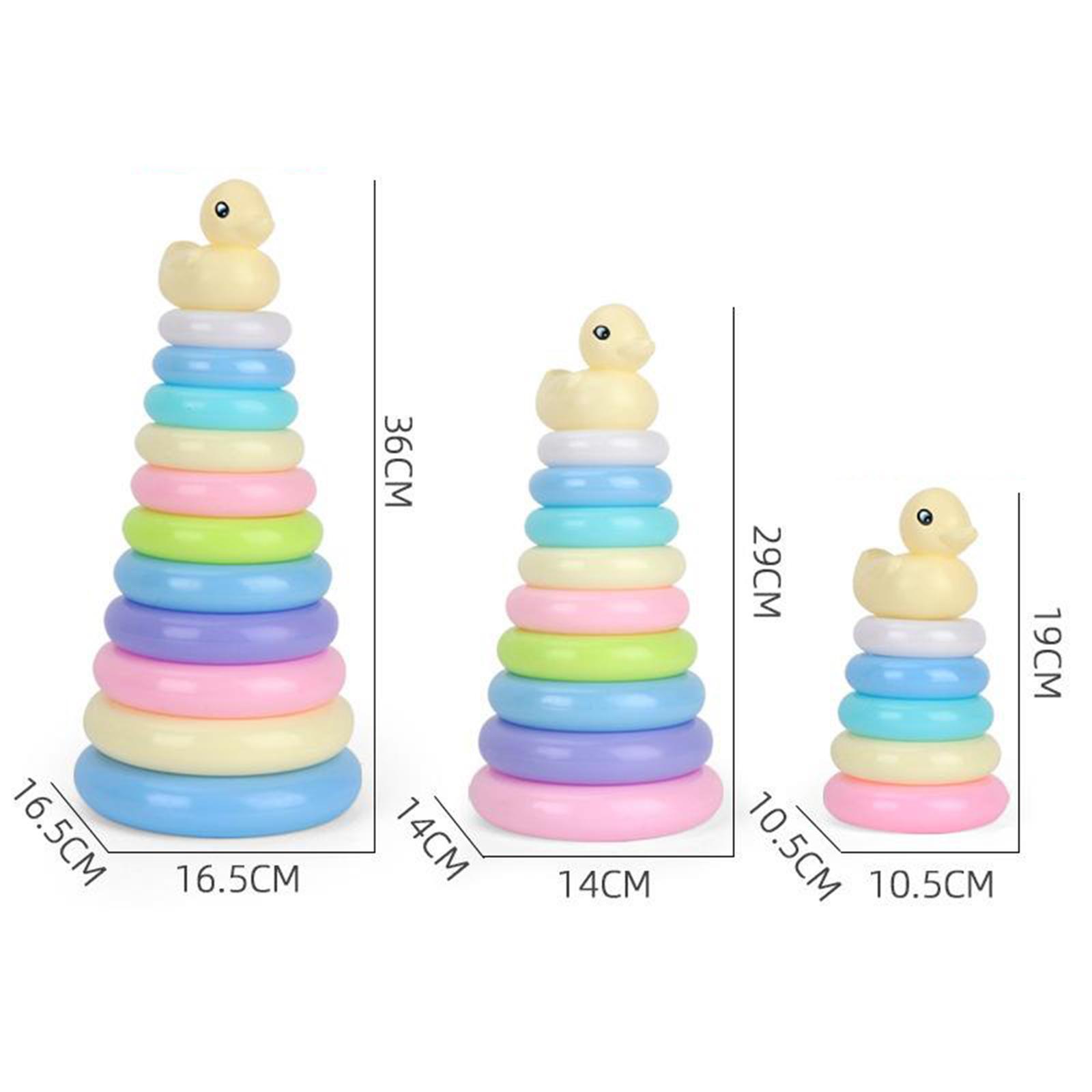 Kids Baby Toy Stacking Rings Educational Toys Stack Up Gift