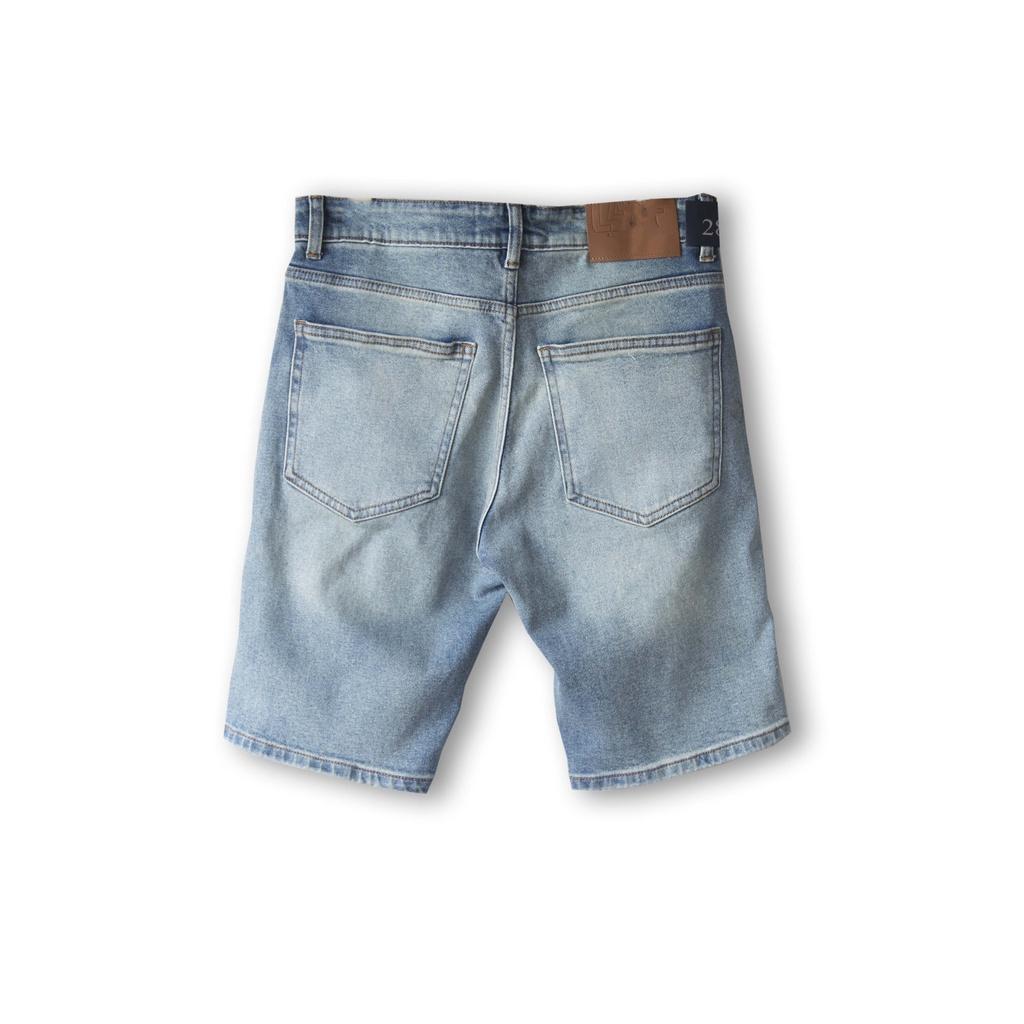 Quần short jean nam cao cấp vải coton co dãn