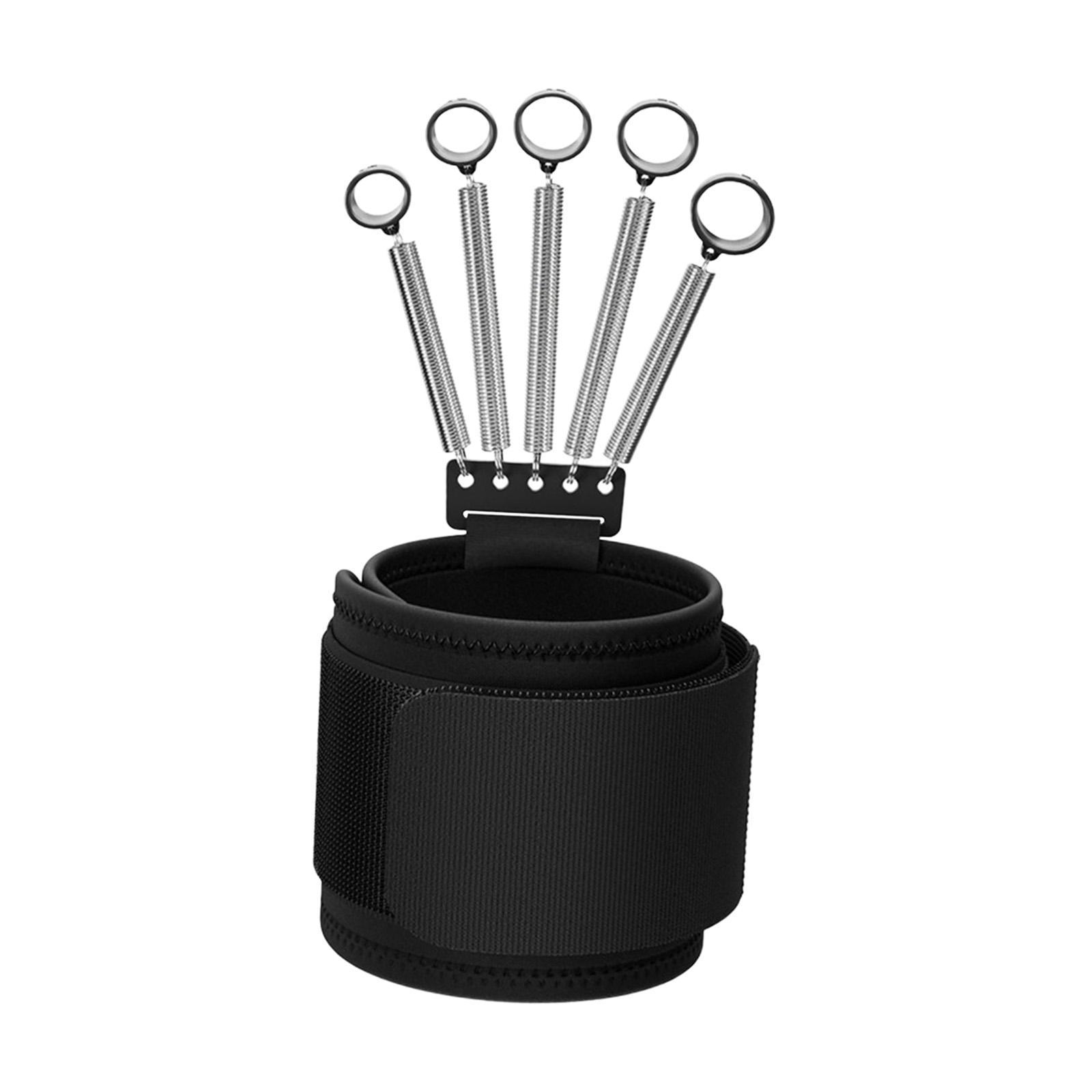 Finger Strengthener, Elastic Finger Exerciser & Hand Grip Strengthener Trainer, Portable Forearm Grip Workout for Improving Finger and Wrist Strength