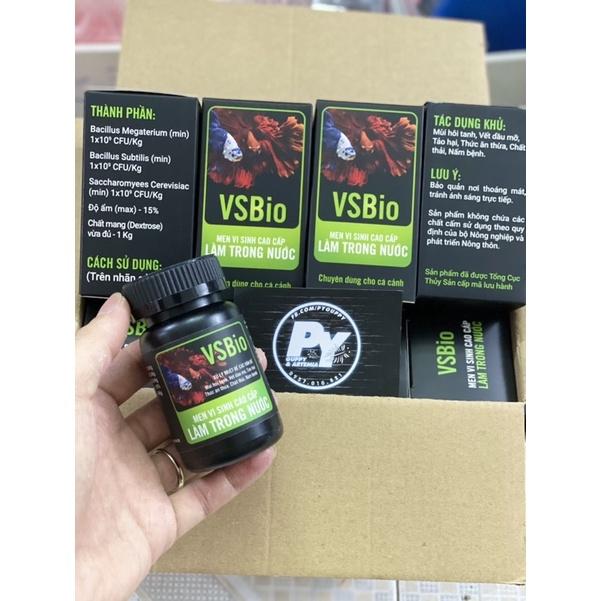 Men Vi Sinh Cao Cấp Làm Trong Nước VS Bio cho hồ cá betta, guppy, thuỷ sinh, mún, neon, ranchu, cá vàng, cá chép koi