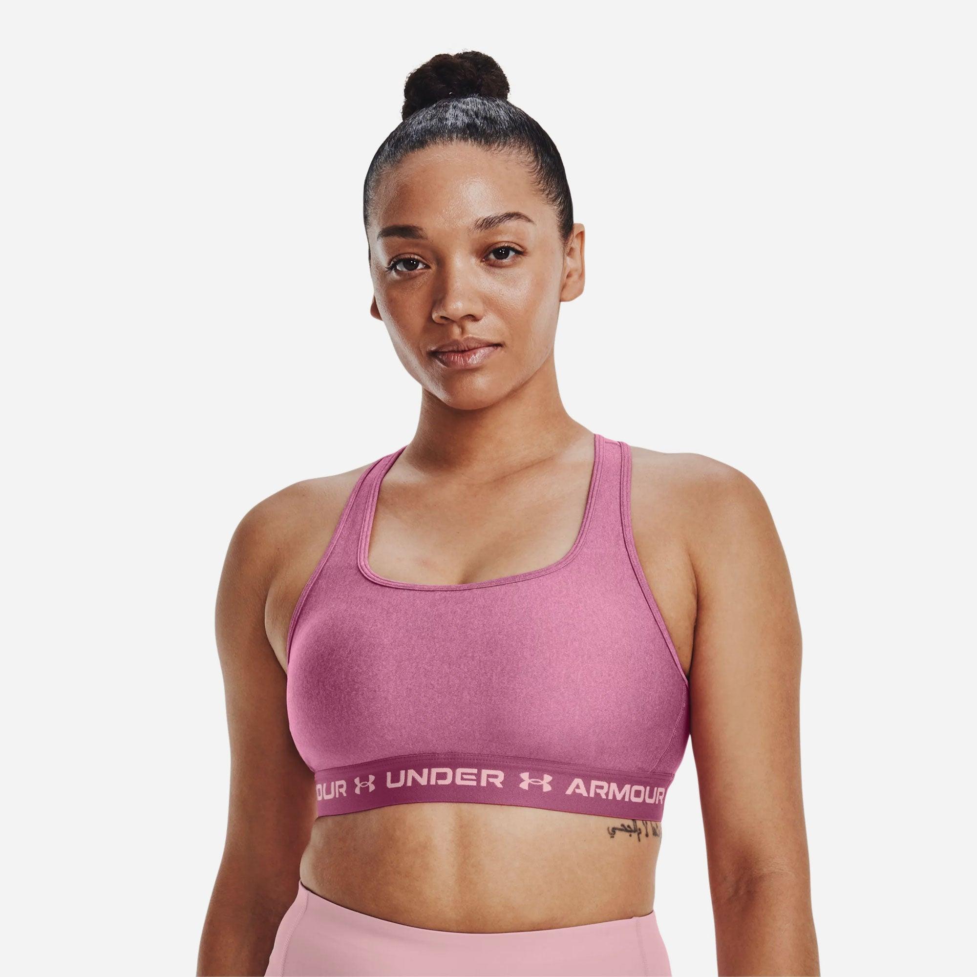 Áo bra thể thao nữ Under Armour Crossback Mid Hthr - 1361036-669