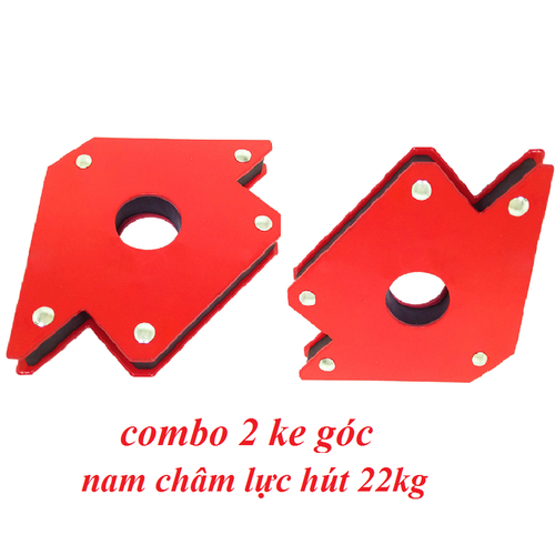 Bộ 4 ke góc nam châm 50LBS lực hút 22KG - ke góc thợ hàn, góc vuông