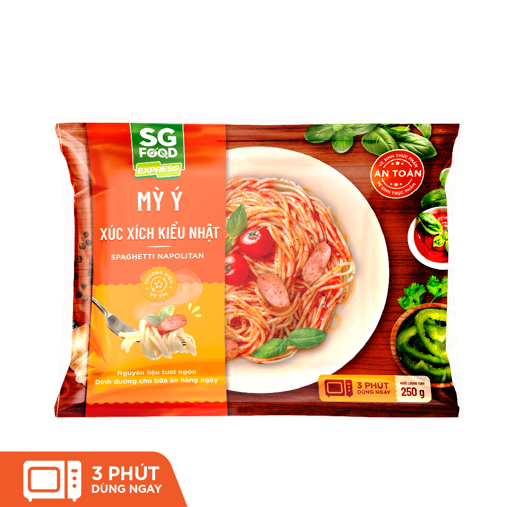 Mỳ Ý Xúc Xích Kiểu Nhật SG Food Túi 250g