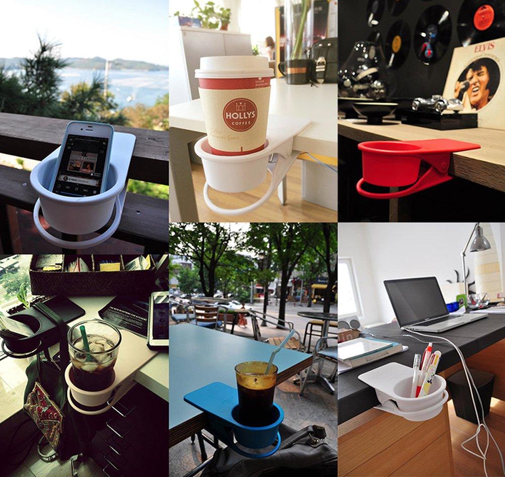Clip Chai uống giữ cốc uống cho bàn văn phòng
