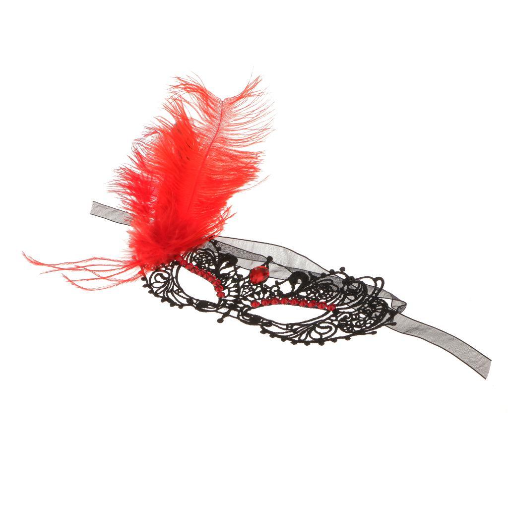 Sexy Black Lace Ball Costume Fancy Dress Venetian Eye Mask Masquerade 4