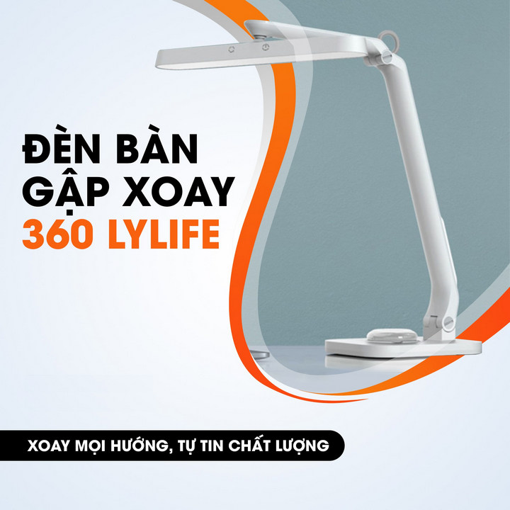 Đèn Bàn Gập Xoay 360 Lylife - Home and Garden