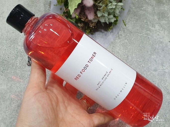 Nước hoa hồng trái cây đỏ Graymelin Red Food Toner 500ml