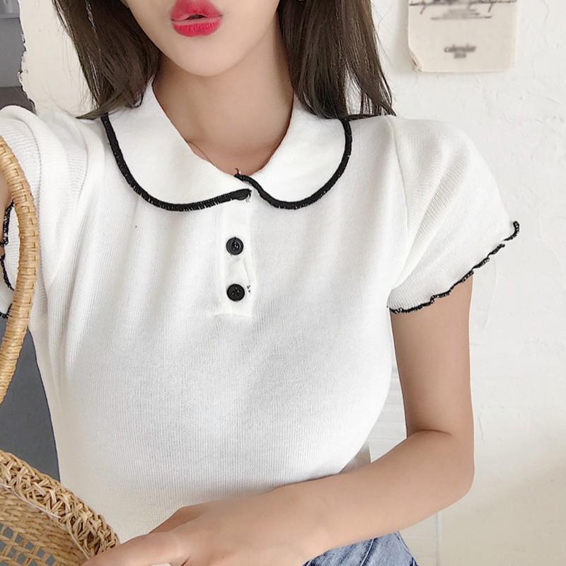 Áo thun nữ tay ngắn kiểu Hàn Quốc