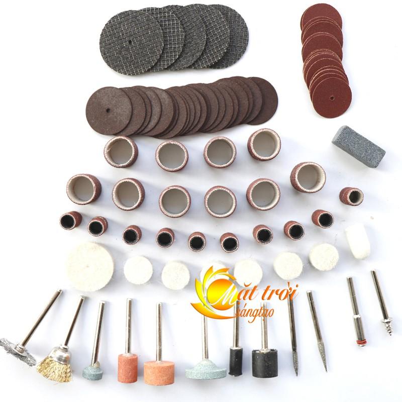Bộ phụ kiện máy khoan, mài, khắc đa năng 105 chi tiết
