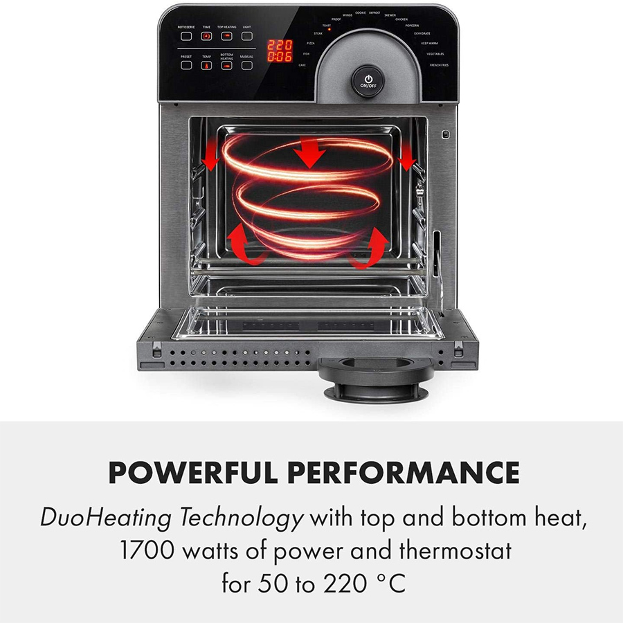 Nồi chiên không dầu Klarstein AeroVital Cube - 12 lít