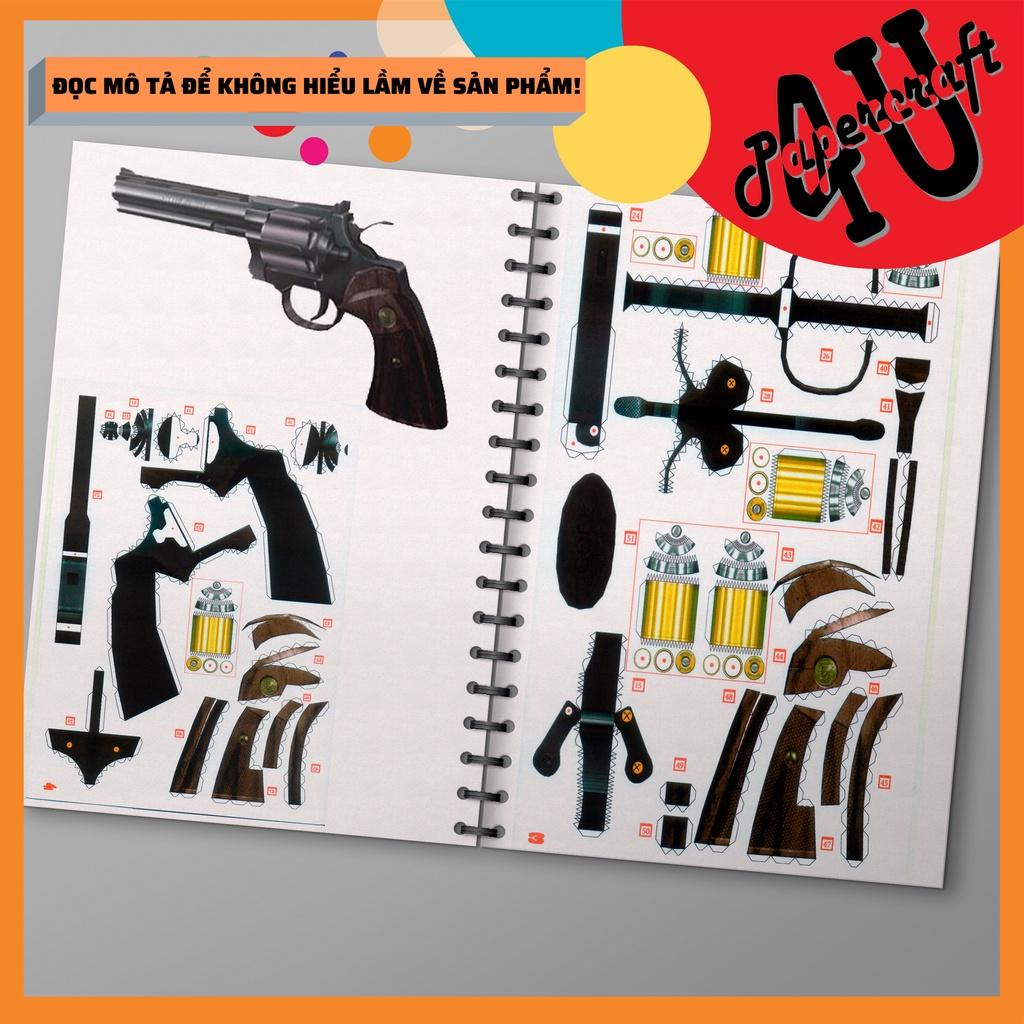 Bộ giấy tạo mô hình Colt Python tỉ lệ 1:1