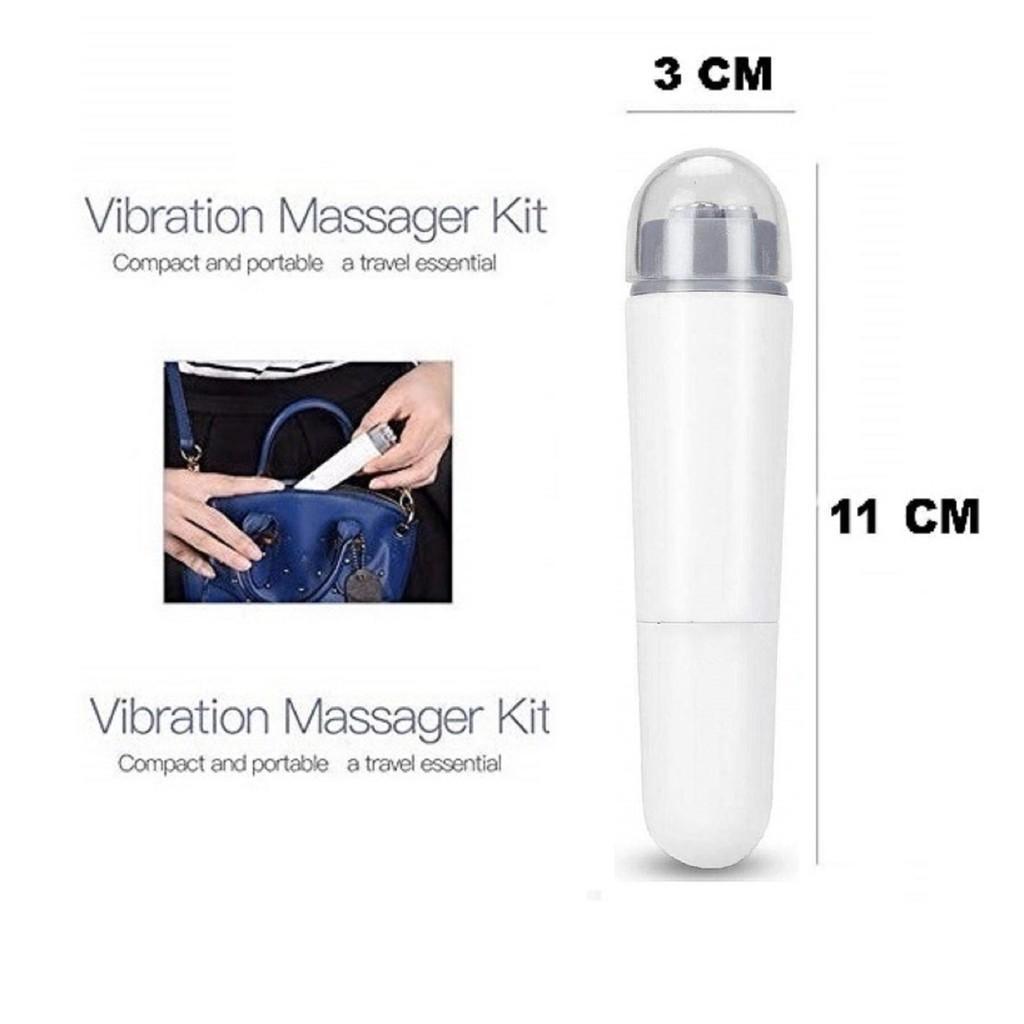 (Có Hàng Sẵn) Combo 02 Massage Mắt Mini Nhỏ Gọn Cầm Tay Tặng Kèm Sẵn Pin New Model FS1072