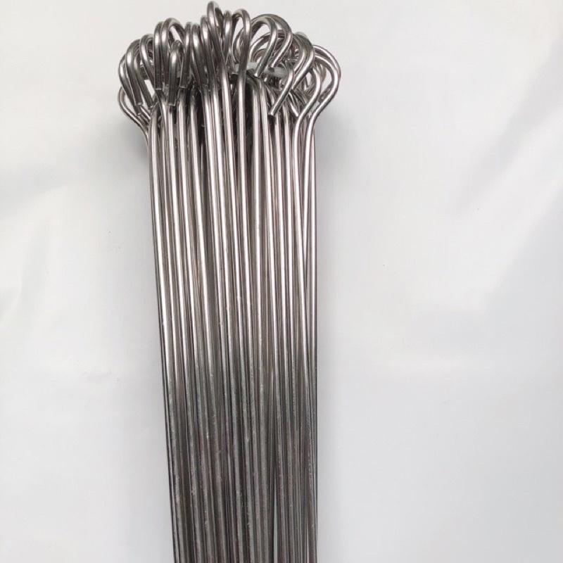 5 Xiên nướng thịt bằng inox không rỉ loại 60cm dày 4mm