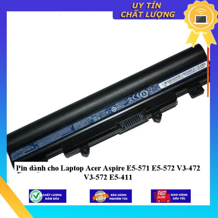 Pin dùng cho Laptop Acer Aspire E5-571 E5-572 V3-472 V3-572 E5-411 - Hàng chính hãng  MIBAT1117