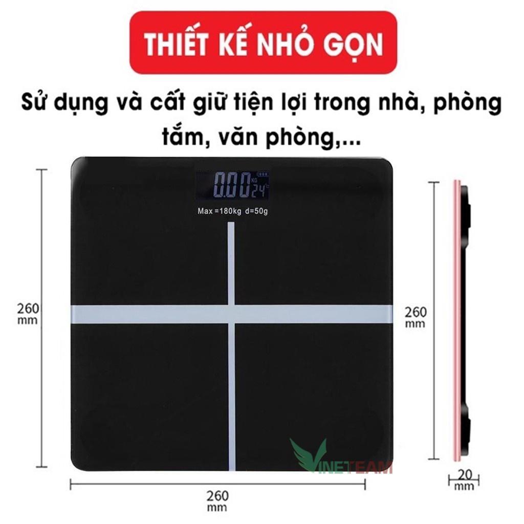 CÂN ĐIỆN TỬ SỨC KHỎE - KÍNH CƯỜNG LỰC VUÔNG - ĐO CHÍNH XÁC -DC4225