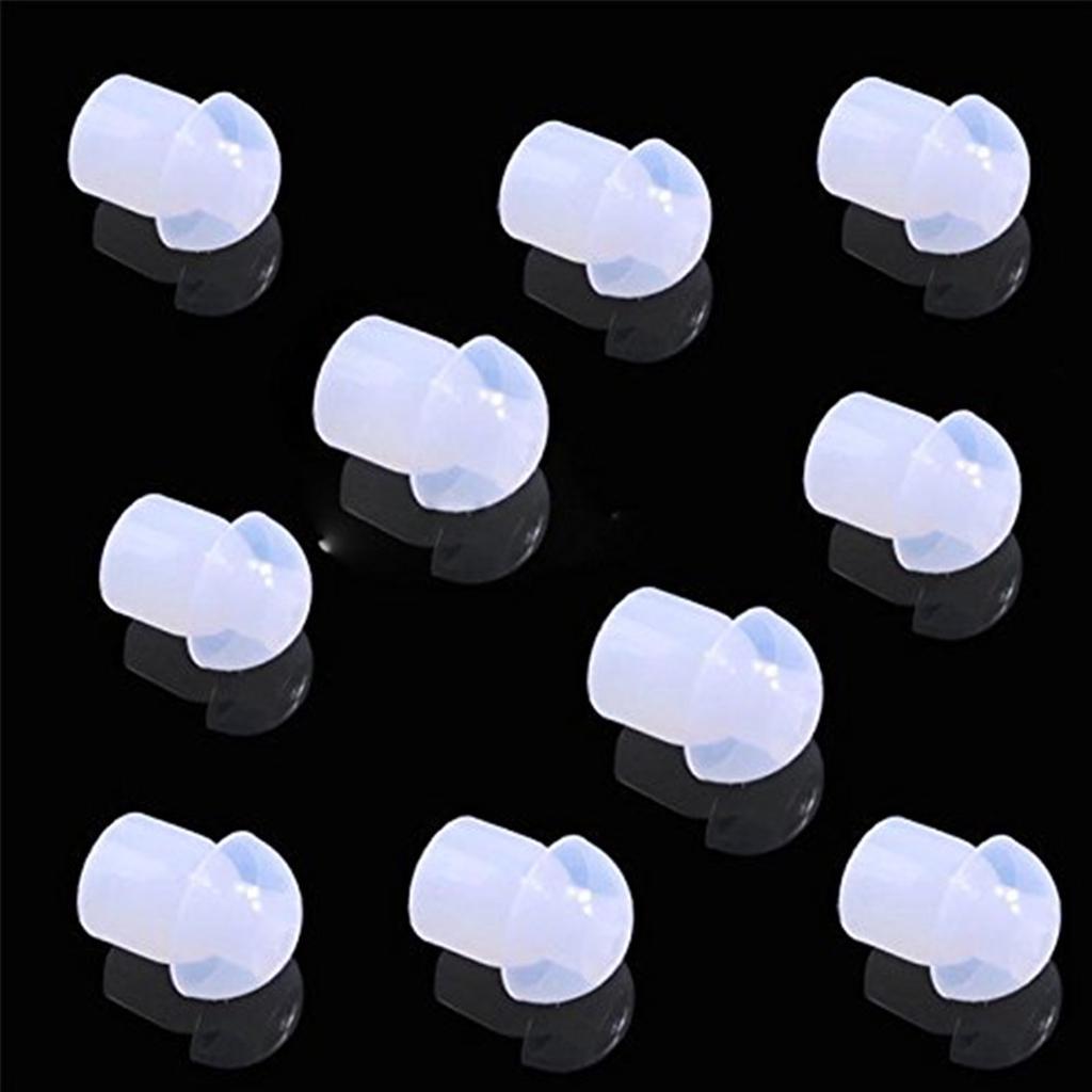 10x Replacement Mushroom Earbud Tips For   Two Way Radio Coil
