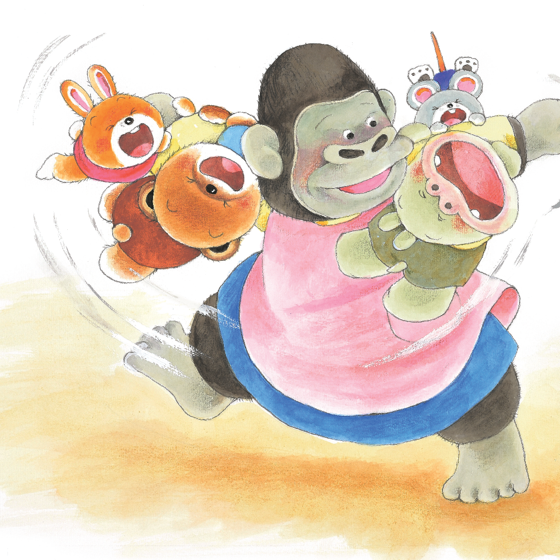Sách - Dtpbooks - Trường mẫu giáo vui nhộn - Sách tranh ehon Gấu con Kuma - Những chuyện nhỏ hàng ngày