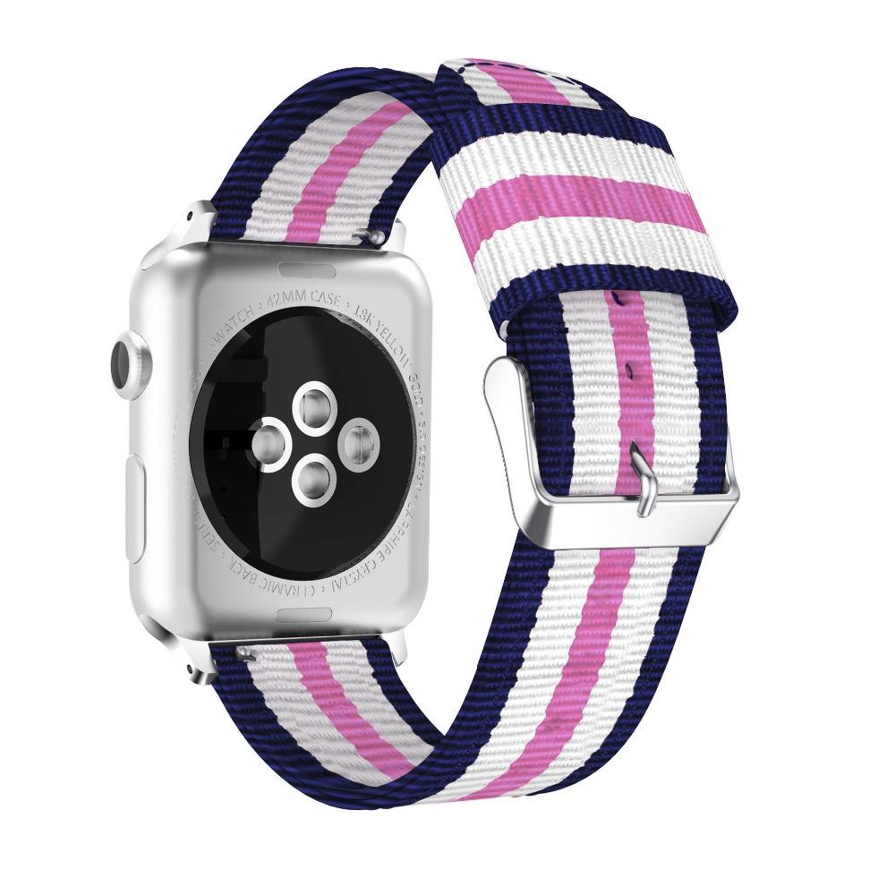 Dây đeo nylon cho Apple Watch Ultra 8 7 6 5 4 SE 45mm 49mm 44mm 41mm 40mm Thể thao Vòng đeo tay thoải mái cho IWatch 3 Dây đeo 42mm