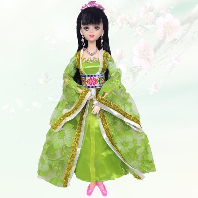 Đầm cổ trang của búp bê 30 cm