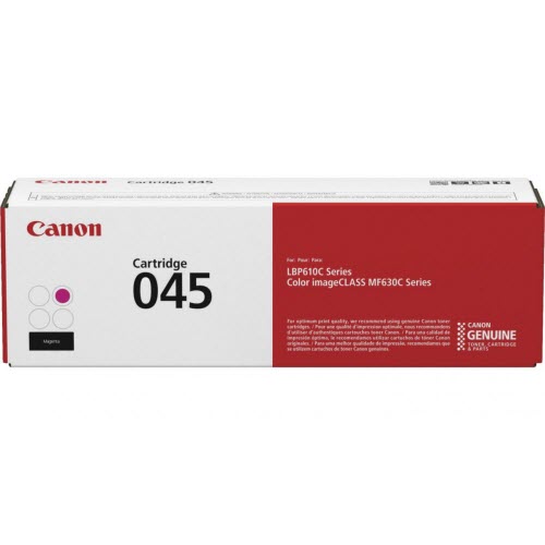 Mực in Canon 045 Magenta Toner Cartridge dùng cho máy in Canon LBP 611CN, Canon LBP 613CDw, Canon MF 631Cn, Canon MF 633CDw, Canon MF 635Cx - Hàng Chính Hãng