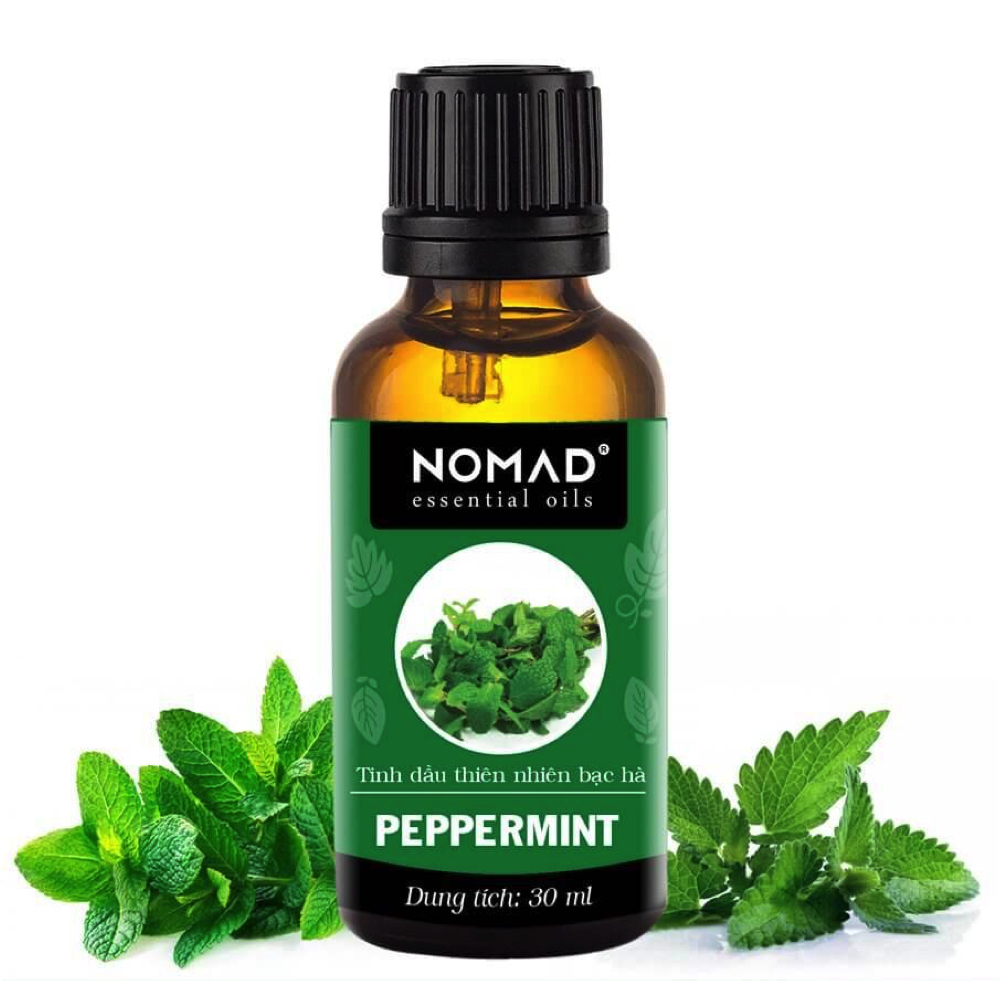 Tinh Dầu Thiên Nhiên Hương Bạc Hà Nomad Essential Oils Peppermint 30ml