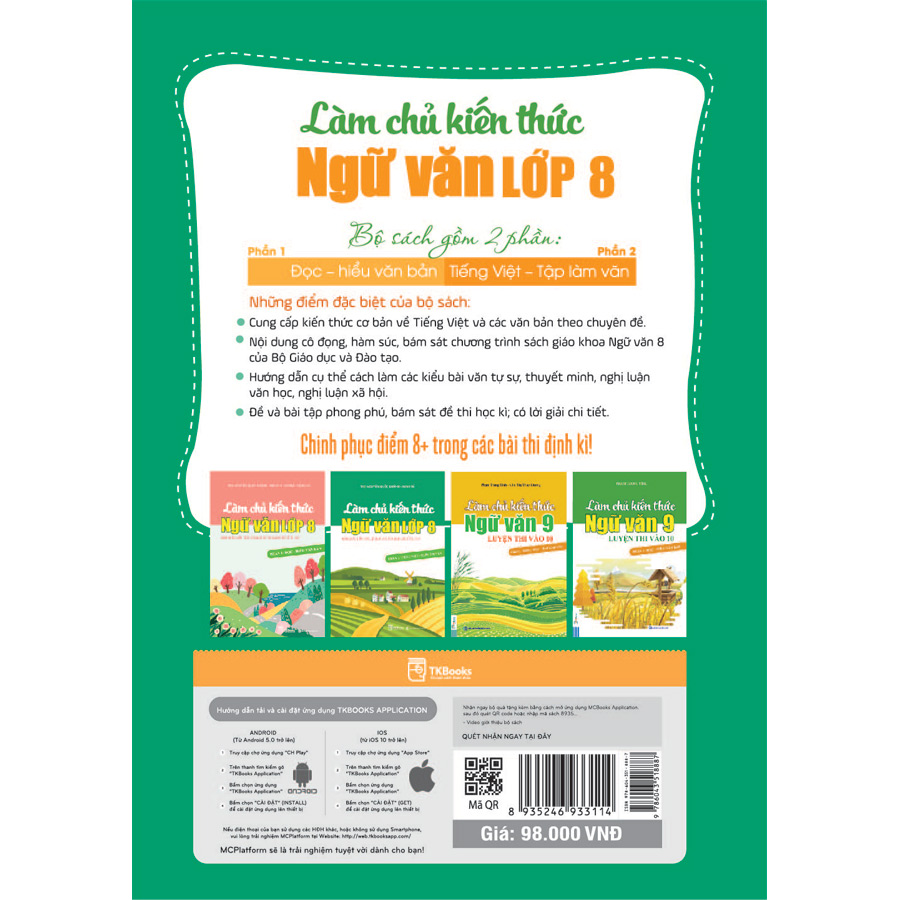 Làm Chủ Kiến Thức Ngữ Văn Lớp 8 - Phần 2 Tiếng Việt - Tập Làm Văn