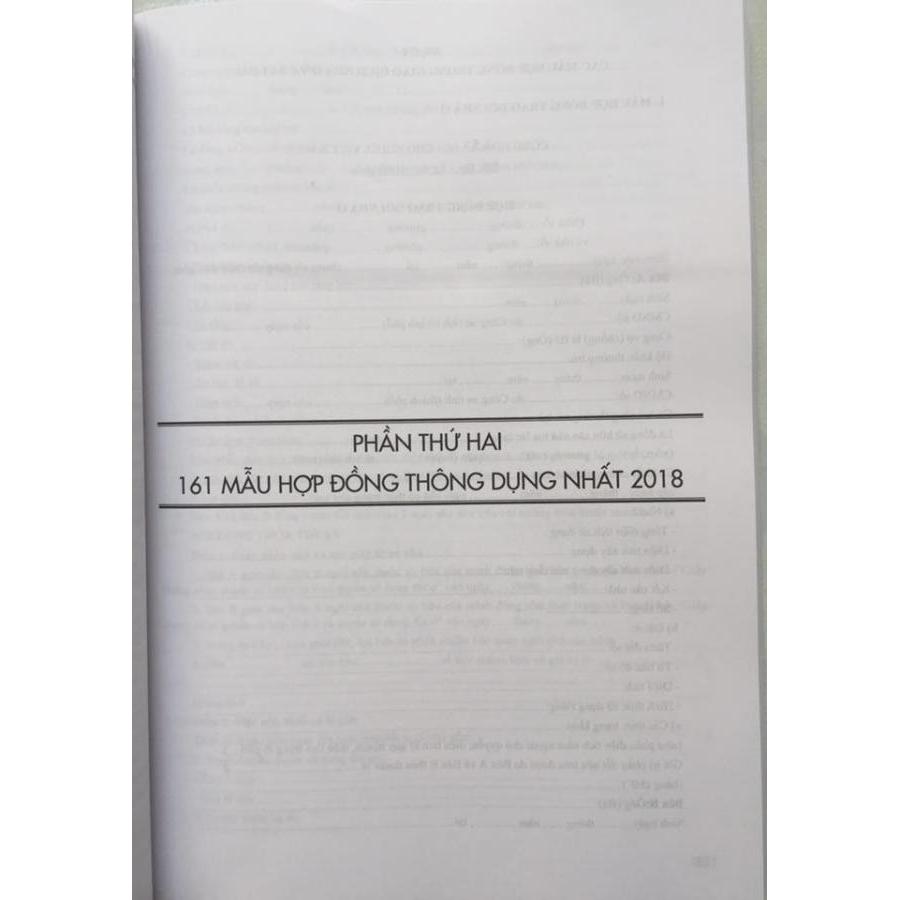 Cẩm nang soạn thảo, ký kết và thực hiện hợp đồng dân sự, kinh tế, lao động với các mẫu hợp đồng thông dụng nhất 2018