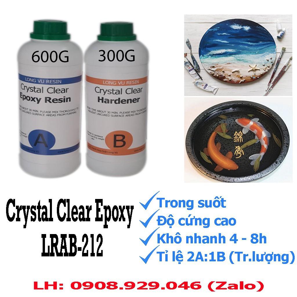 KEO EPOXY NHANH KHÔ TRONG SUỐT ĐỔ MẶT BÀN, ĐÚC NHỰA, ĐỒNG HỒ DECOR, PHỦ SÀN 3D, VẼ CÁ, HANDMADE