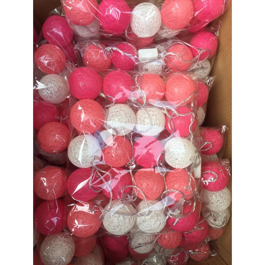 PVN9551 Bộ dây đèn 20 bóng led nháy trang trí hình quả bóng T2