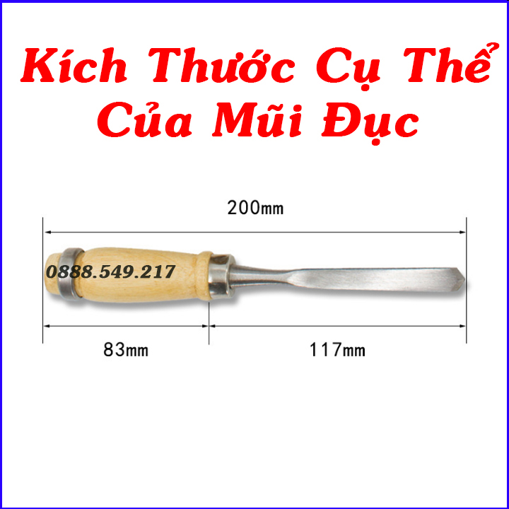 Bộ Mũi Đục Gỗ 12 Chi Tiết