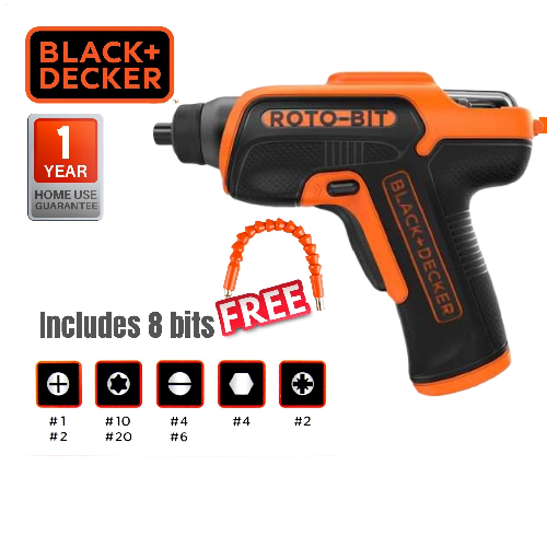 Máy vặn vít cầm tay 3,6V Black &amp;amp; Decker CS36BSB-B1 hàng Chính hãng