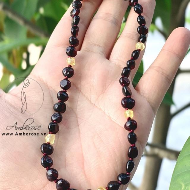 Vòng cổ amber cho bé size từ 0-3 tuổi