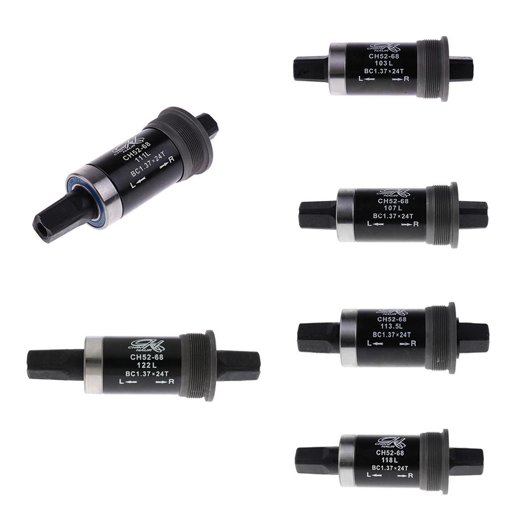 Bike Bottom Bracket Bicycle Square Hole Crank Axis Sealed Bearing 103mm
