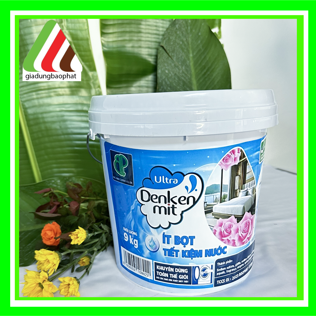 BỘT GIẶT XÔ 9kg DENKEN-MIT - KHÔNG CHỨA CHẤT TẨY