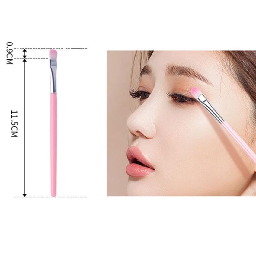 Bộ cọ trang điểm 5 món màu hồng - Cọ trang điểm mini bỏ túi Duashop