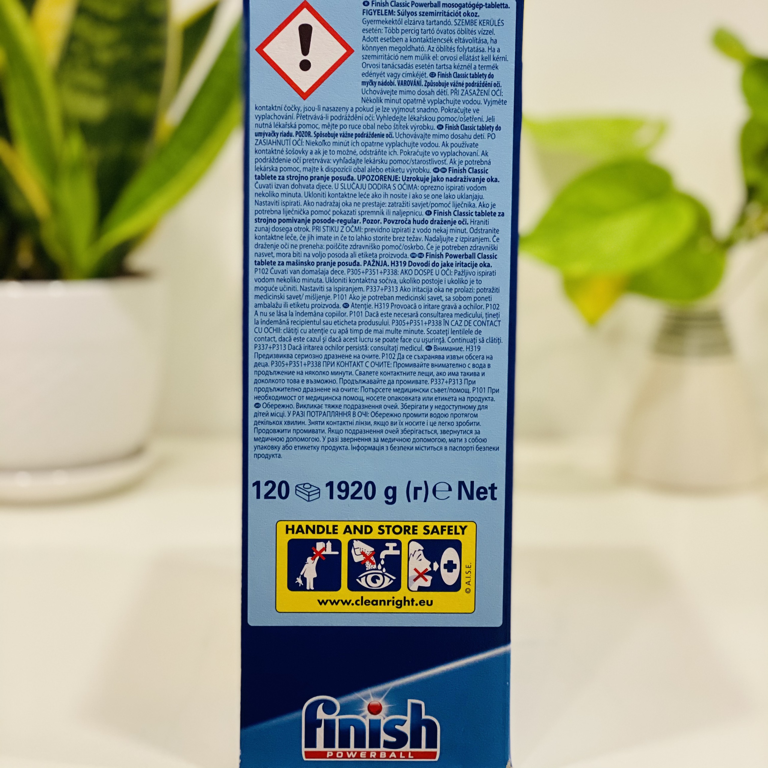 Viên rửa bát Finish Classic - 120 viên / hộp