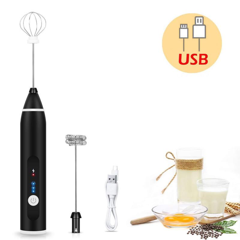 USB Điện Máy Đánh Trứng Tự Động Handhold Tạo Bọt Cà Phê Trứng Be Cappuccino Frother Di Động Bếp Kem Sữa Dụng Cụ