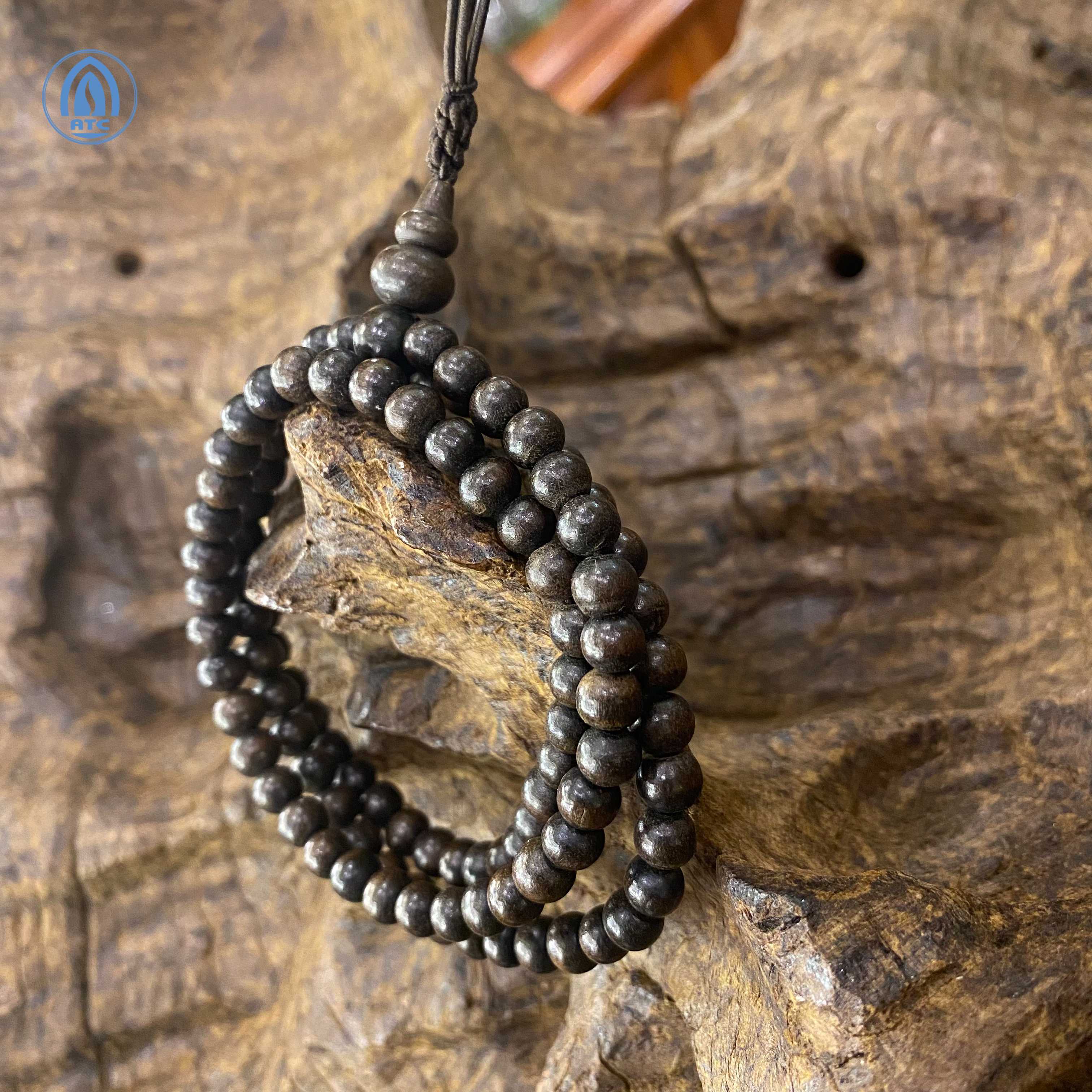 Chuỗi Trầm Hương May Mắn ATC 77049 108 Hạt 06mm