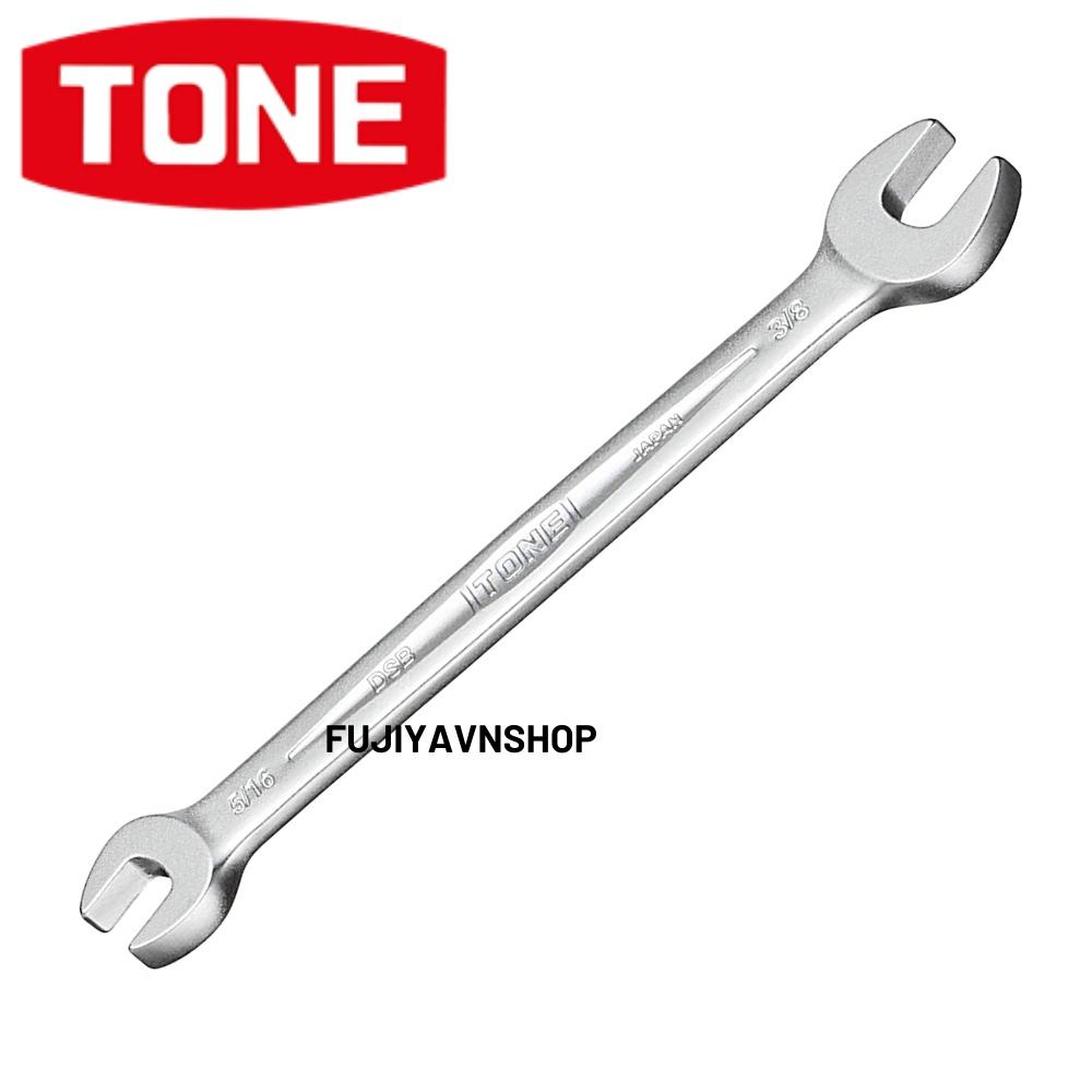 Cờ lê 2 đầu miệng hệ inch 5/16 × 3/8 Tone DSB-1012