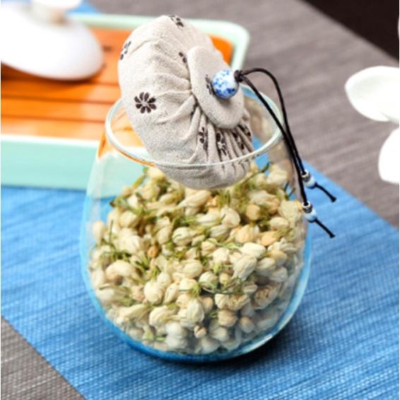 Hũ đựng trà, hoa bằng thuỷ tinh 600g