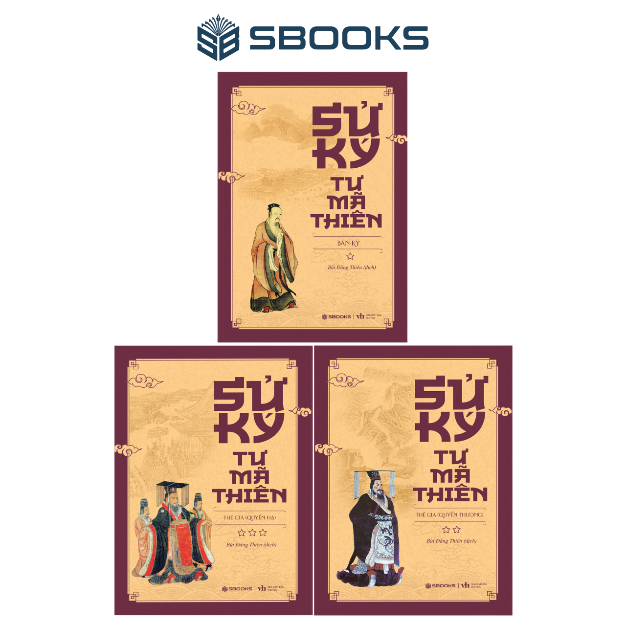 Sách - Sử Ký Tư Mã Thiên (NXB Văn Học) - SBOOKS